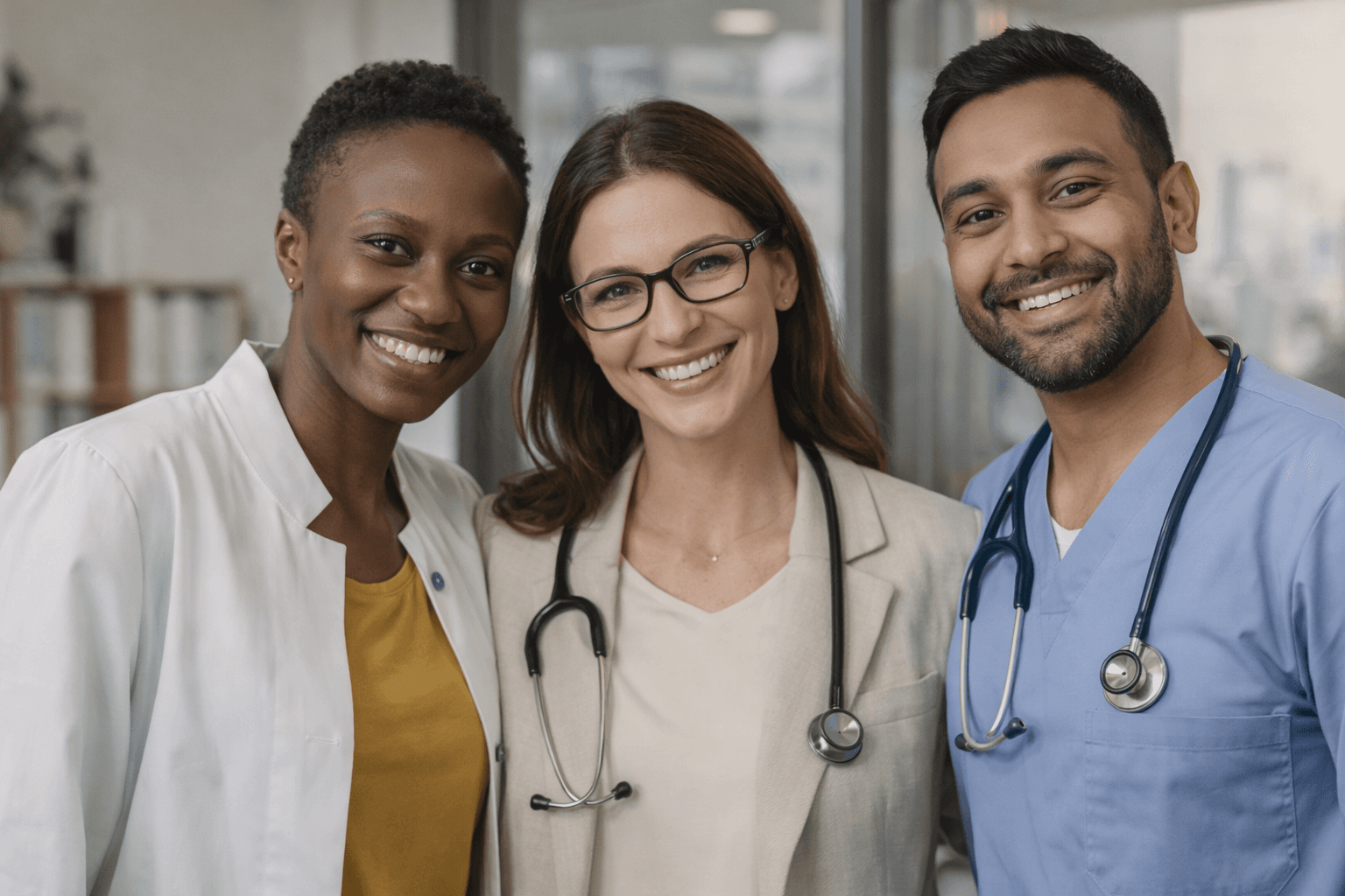 A group of nurse practitioners together