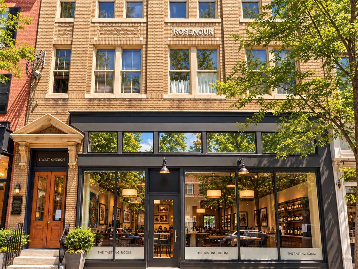 The Rosenour building at 1 West Church Street in downtown Frederick, Maryland, home of Arrowhead Mental Health & Wellness