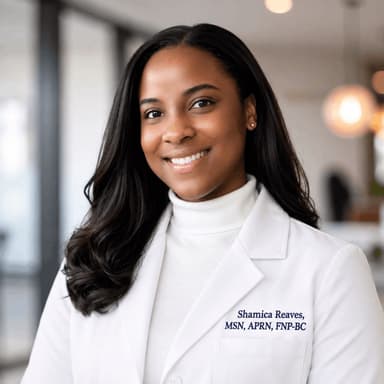 Shamica Reaves, MSN, APRN, FNP-BC headshot